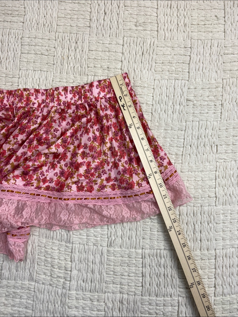 NWOT Intimately Free People Morning Breeze Shorts in Azalea Berry Combo S - Picture 9 of 11